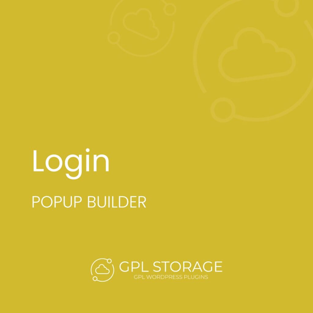 Login-POPUP BUILDER GPL Download