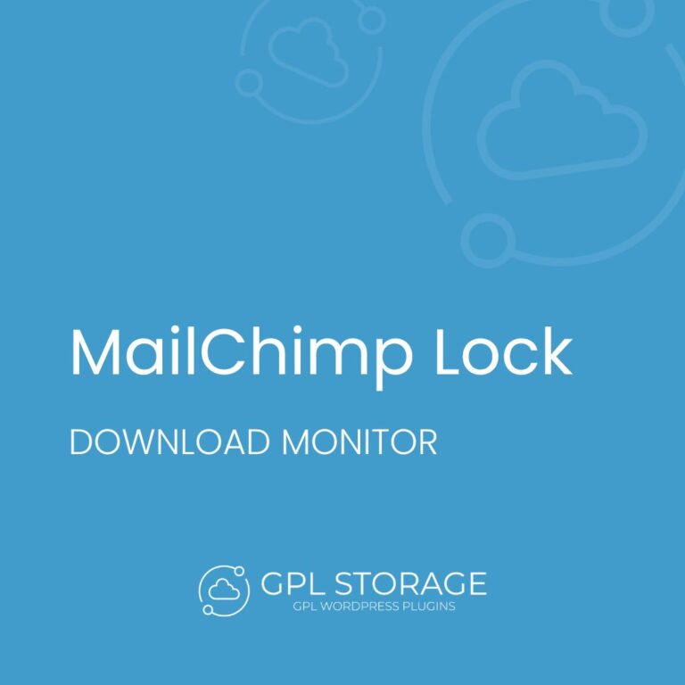 Download Monitor MailChimp Lock