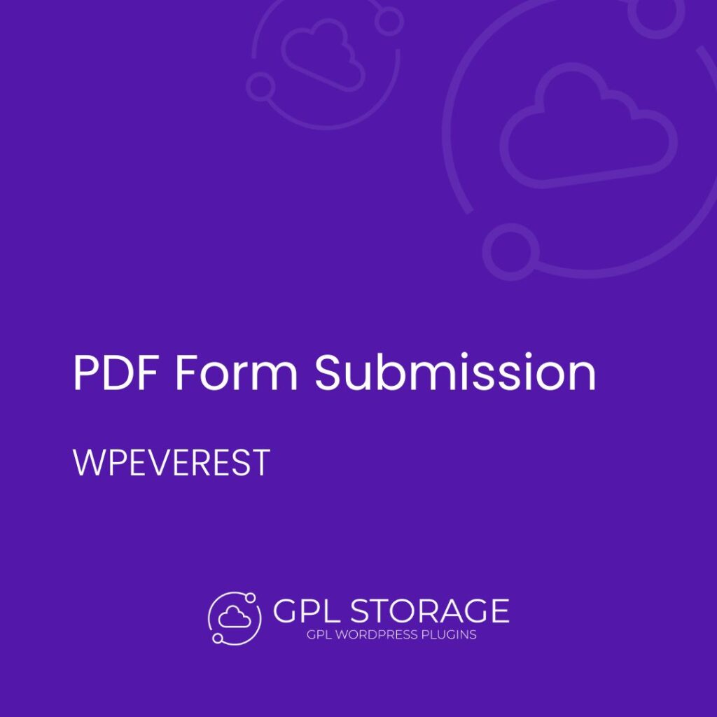 Pdf Form Submission-WPEVEREST GPL Download