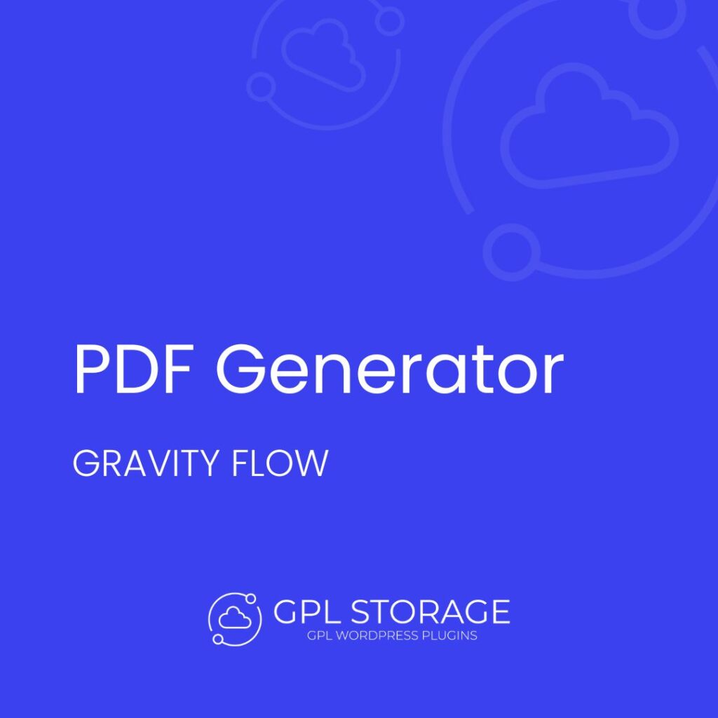 Pdf Generator-GRAVITY FLOW GPL Download