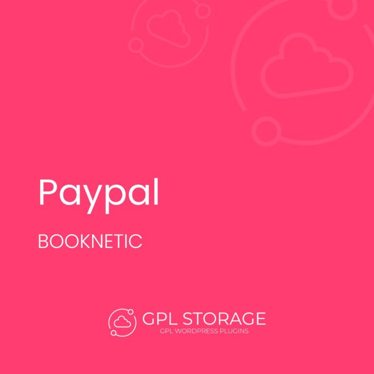 Paypal payment gateway for Booknetic