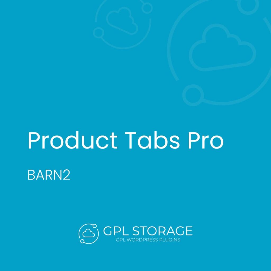 Product Tabs Pro-BARN2 MEDIA GPL Download