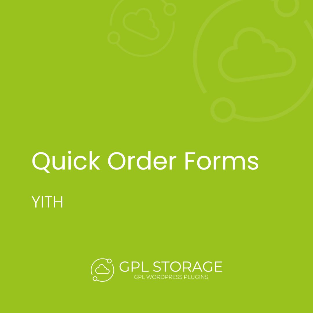 Quick Order Forms-YITH GPL Download