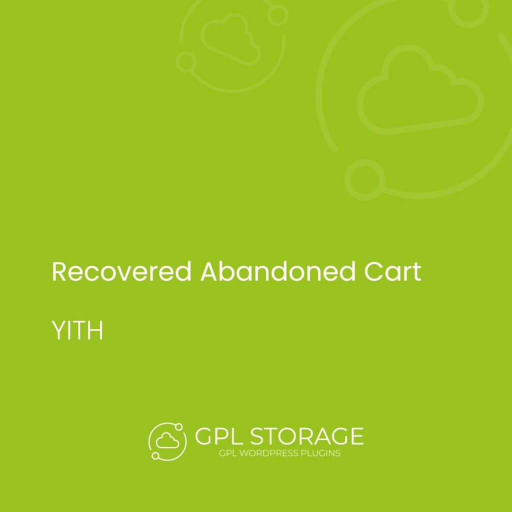 Recovered Abandoned Cart-YITH GPL Download