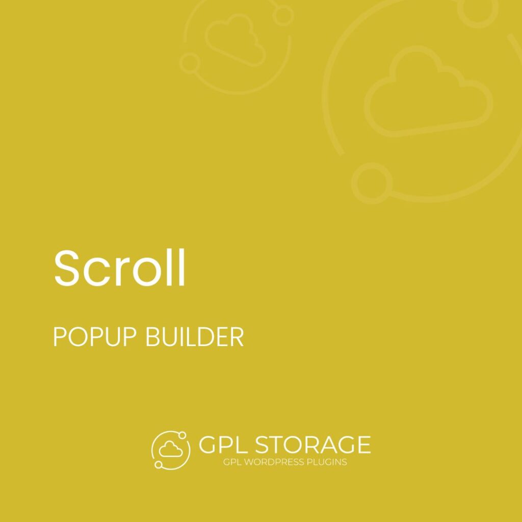 Scroll-POPUP BUILDER GPL Download