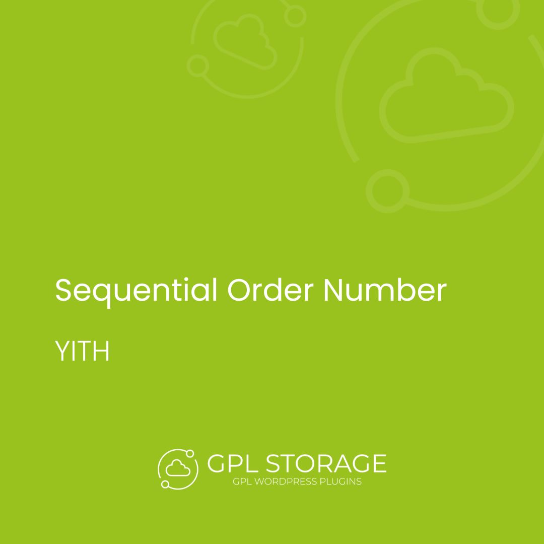 Sequential Order Number-YITH GPL Download