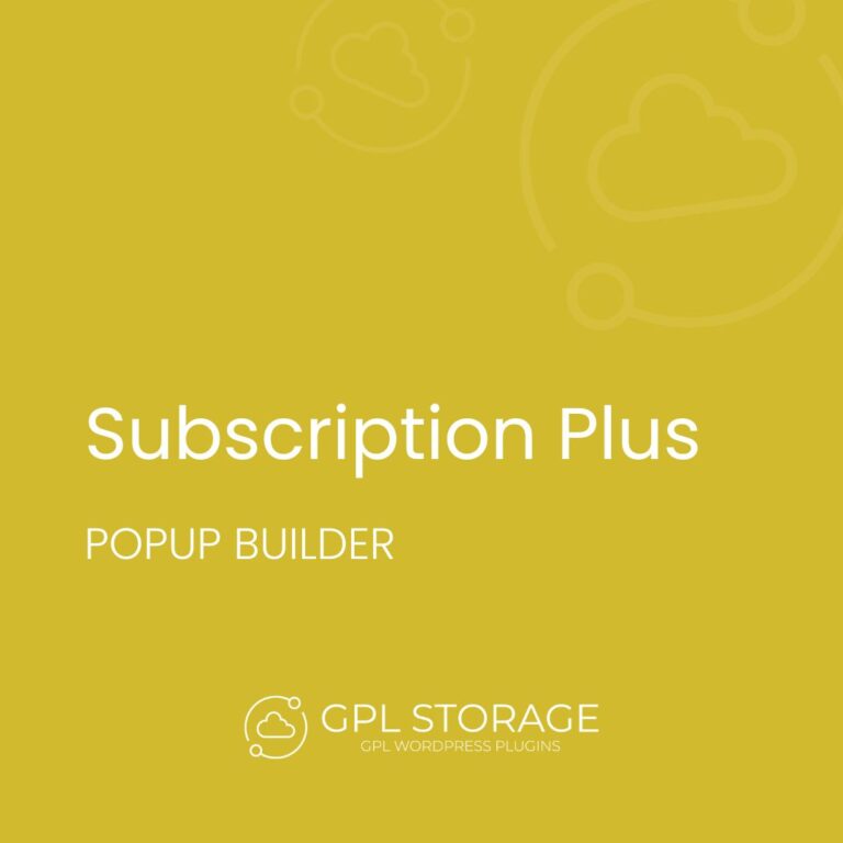 Popup Builder Subscription Plus