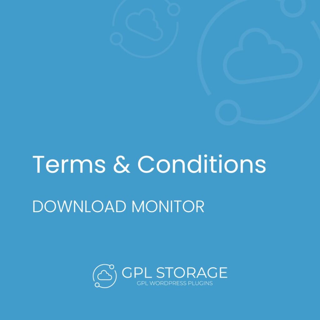 Terms & Conditions-DOWNLOAD MONITOR GPL Download