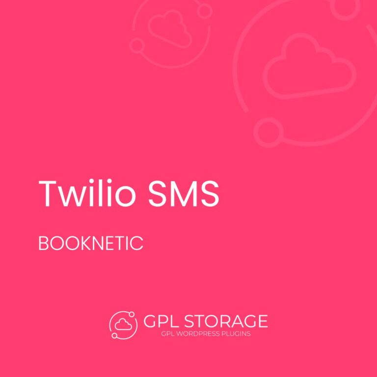 Twilio SMS action for Booknetic workflows