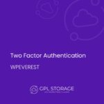 User Registration Two Factor Authentication