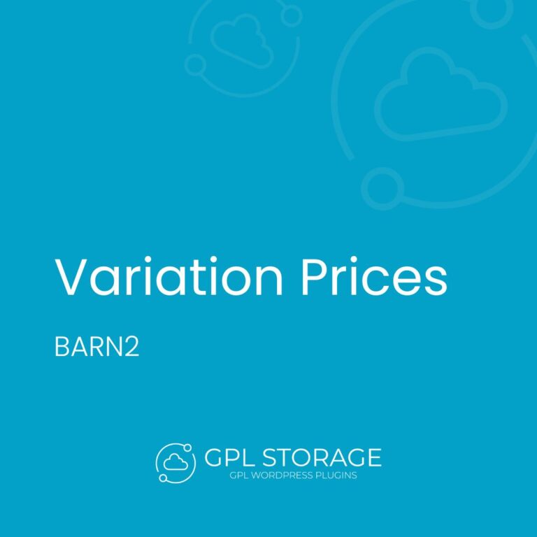 WooCommerce Variation Prices