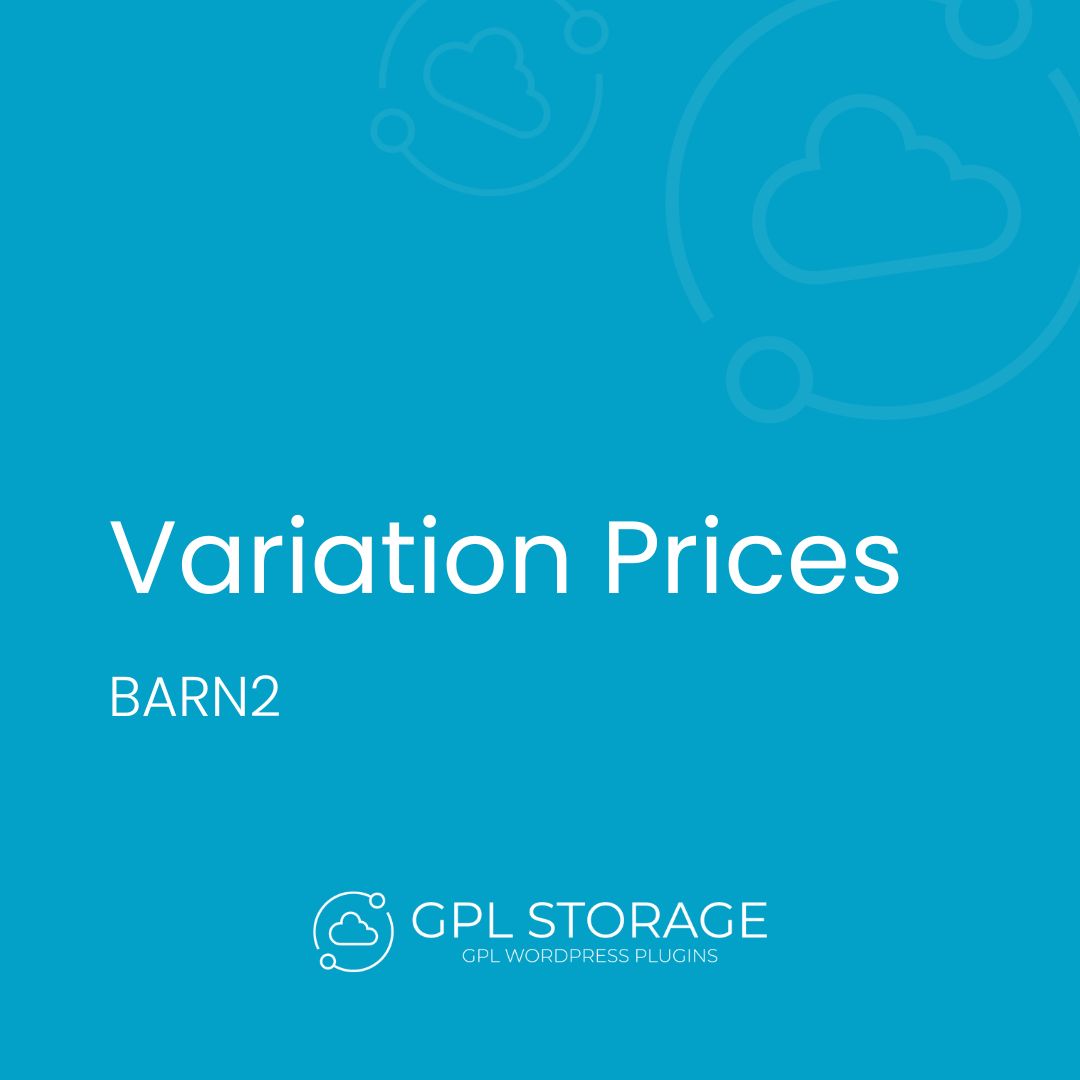 Variation Prices-BARN2 MEDIA GPL Download