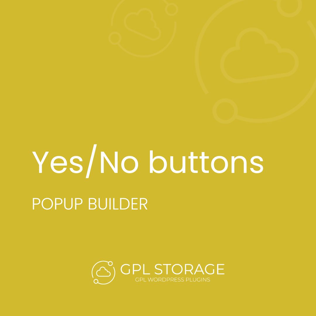 Yesno Buttons-POPUP BUILDER GPL Download