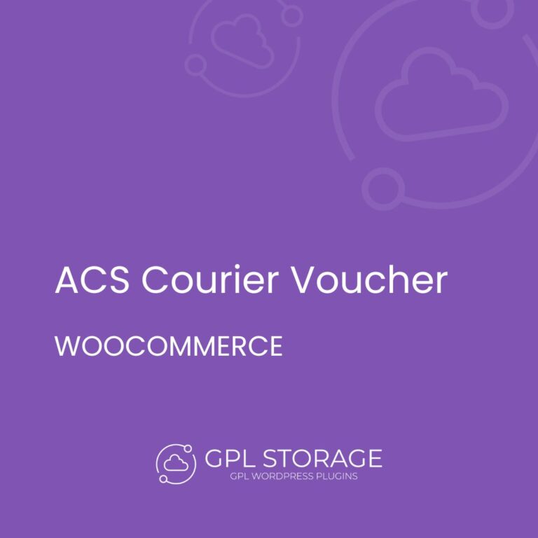 ACS Courier Voucher for WooCommerce