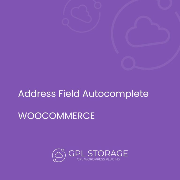 Address Field Autocomplete For WooCommerce