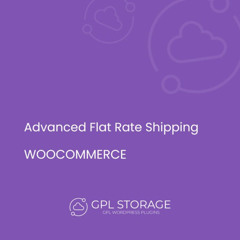 Advanced Flat Rate Shipping Method