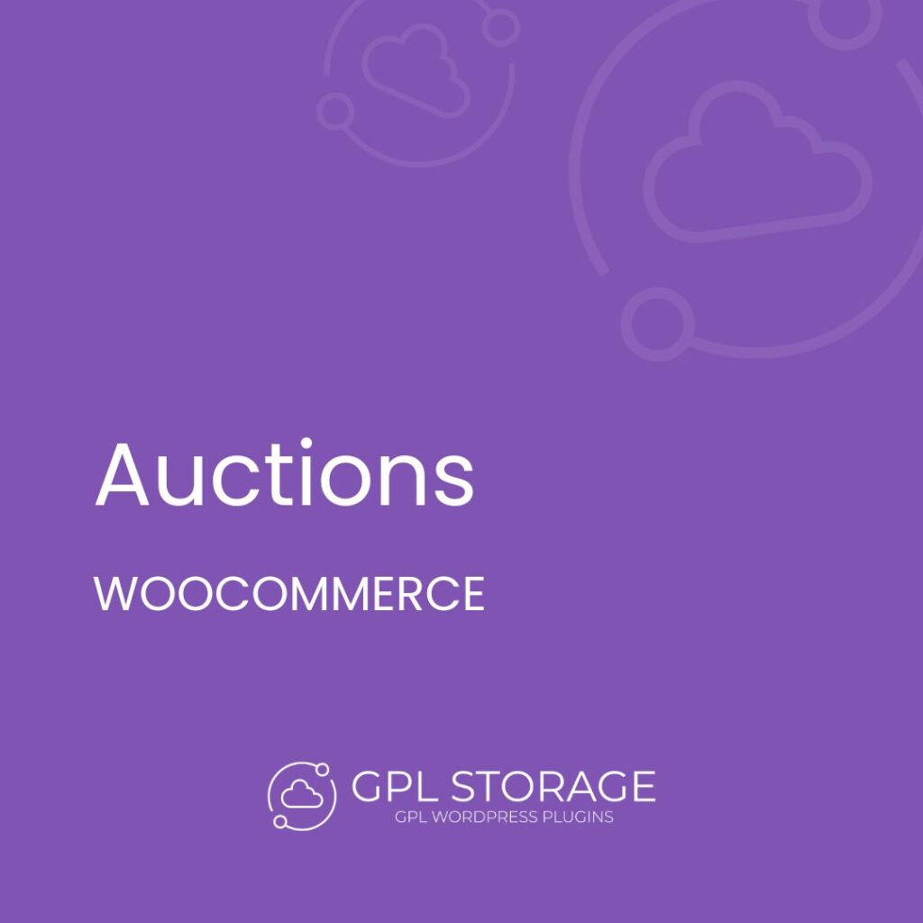 Auctions-WOOCOMMERCE GPL Download