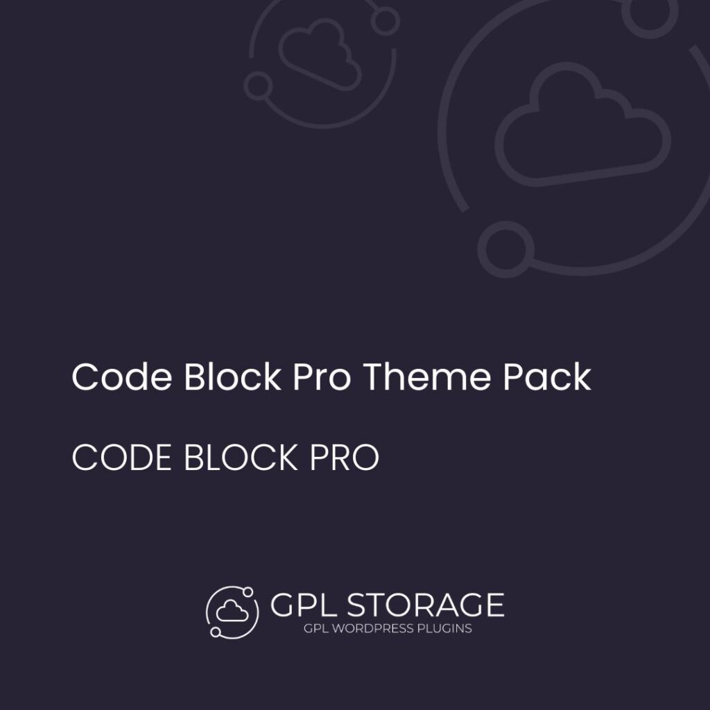 Code Block Pro Theme Pack-CODE BLOCK PRO GPL Download