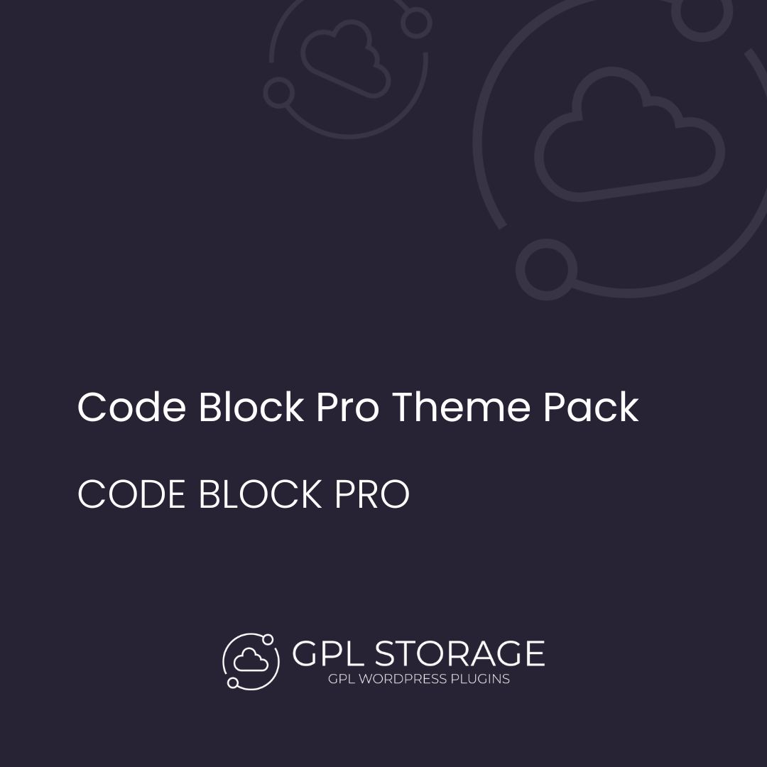 Code Block Pro Theme Pack-CODE BLOCK PRO GPL Download