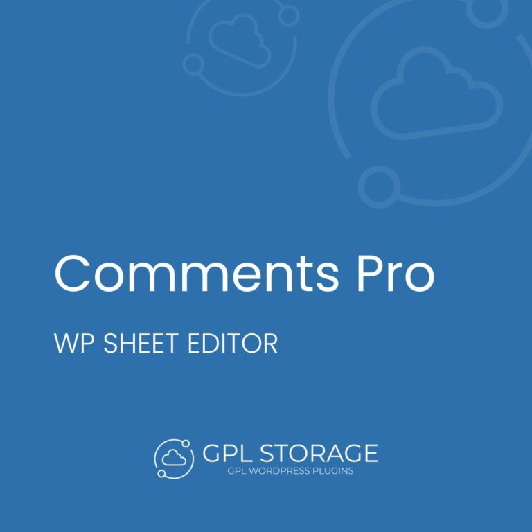 WP Sheet Editor – Comments Pro