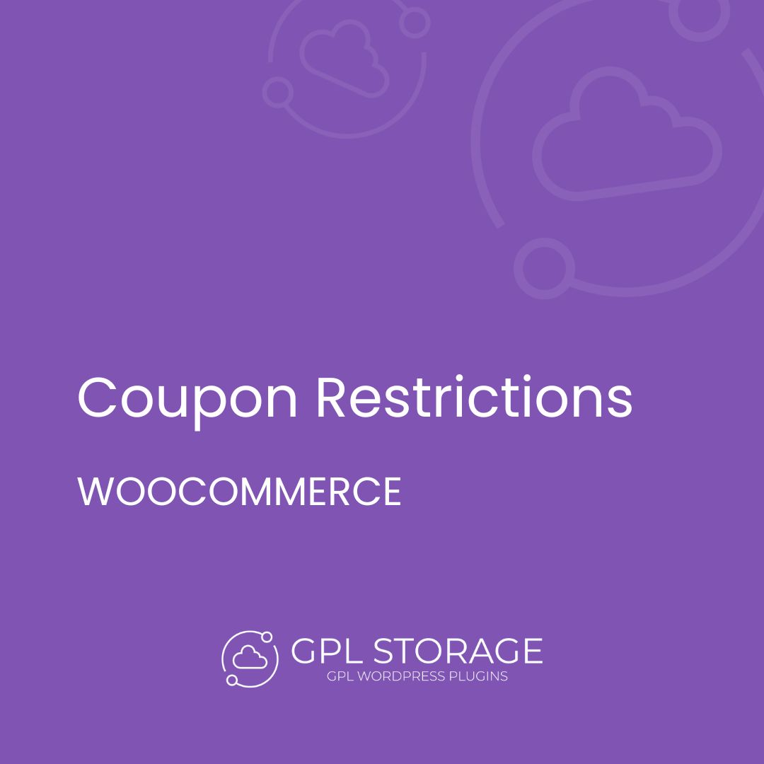 Coupon Restrictions-WOOCOMMERCE GPL Download