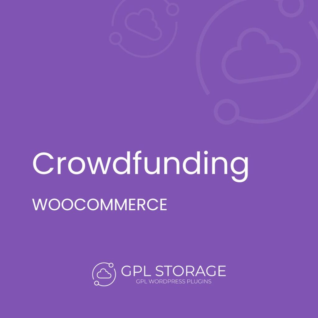 Crowdfunding-WOOCOMMERCE GPL Download