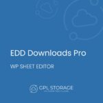 WP Sheet Editor – EDD Downloads Pro