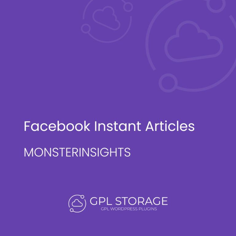 MonsterInsights – Facebook Instant Articles Addon