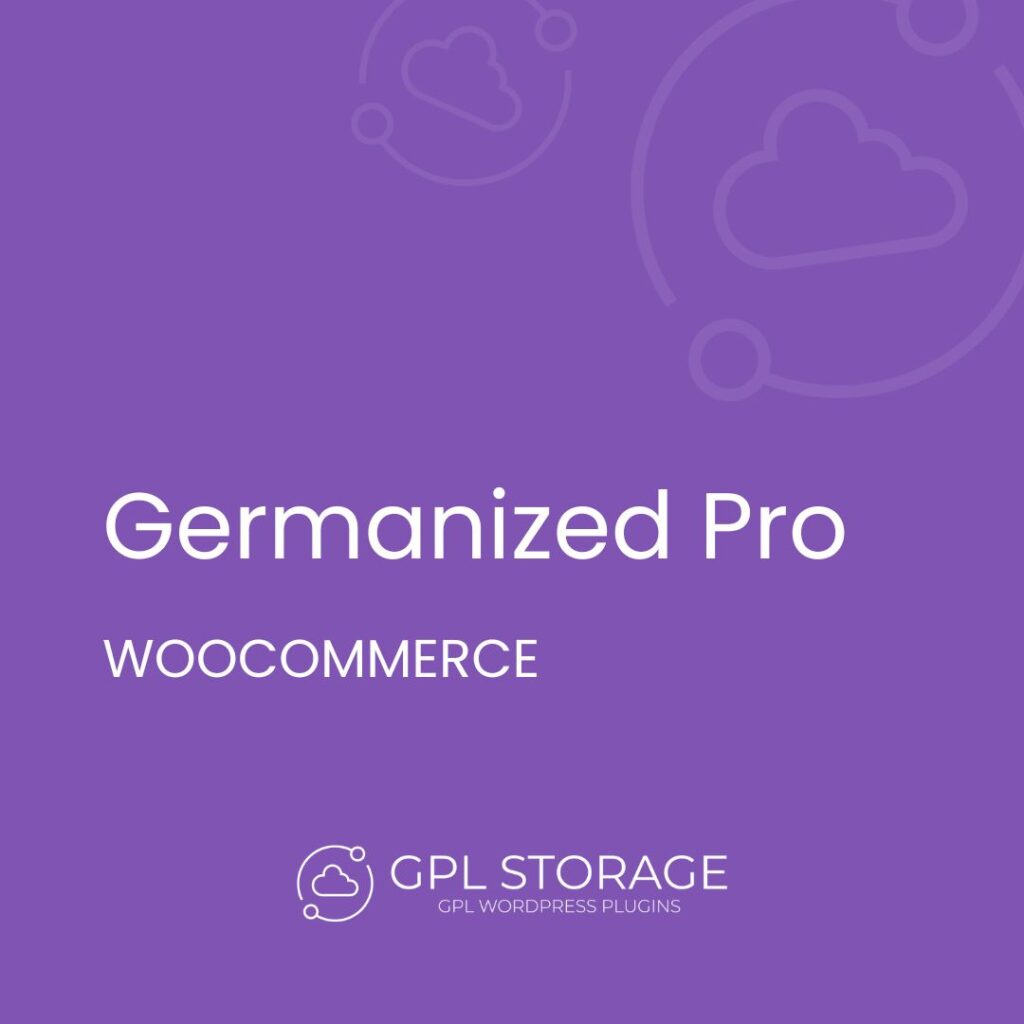 Germanized Pro-WOOCOMMERCE GPL Download