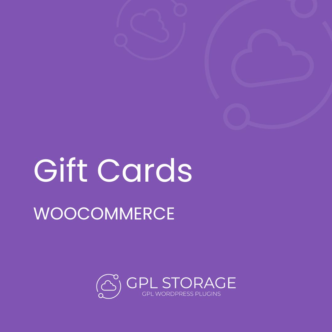 Gift Cards-WOOCOMMERCE GPL Download