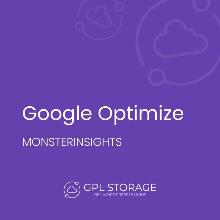 MonsterInsights – Google Optimize Addon