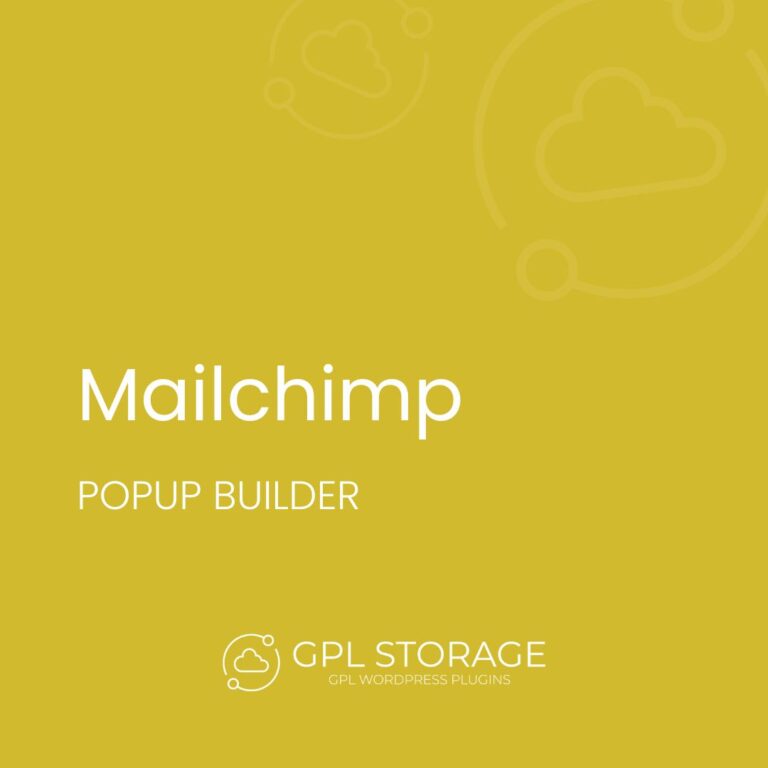 Popup Builder Mailchimp