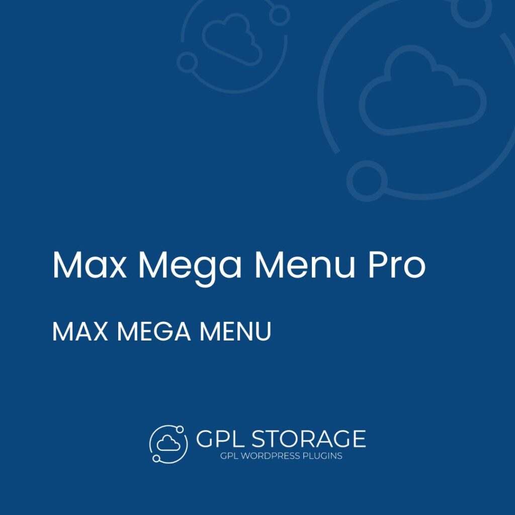 Max Mega Menu Pro-MAX MEGA MENU GPL Download