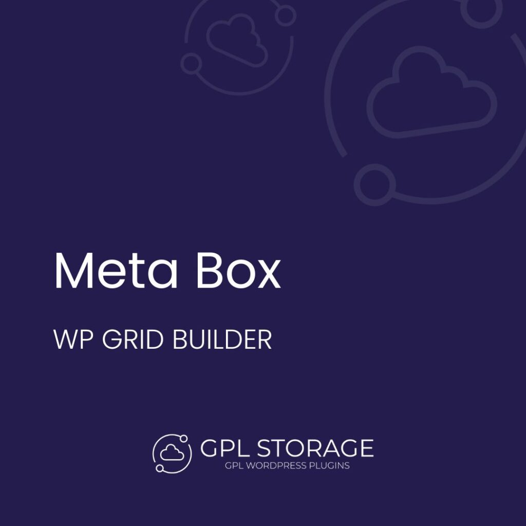 Meta Box-WP GRID BUILDER GPL Download