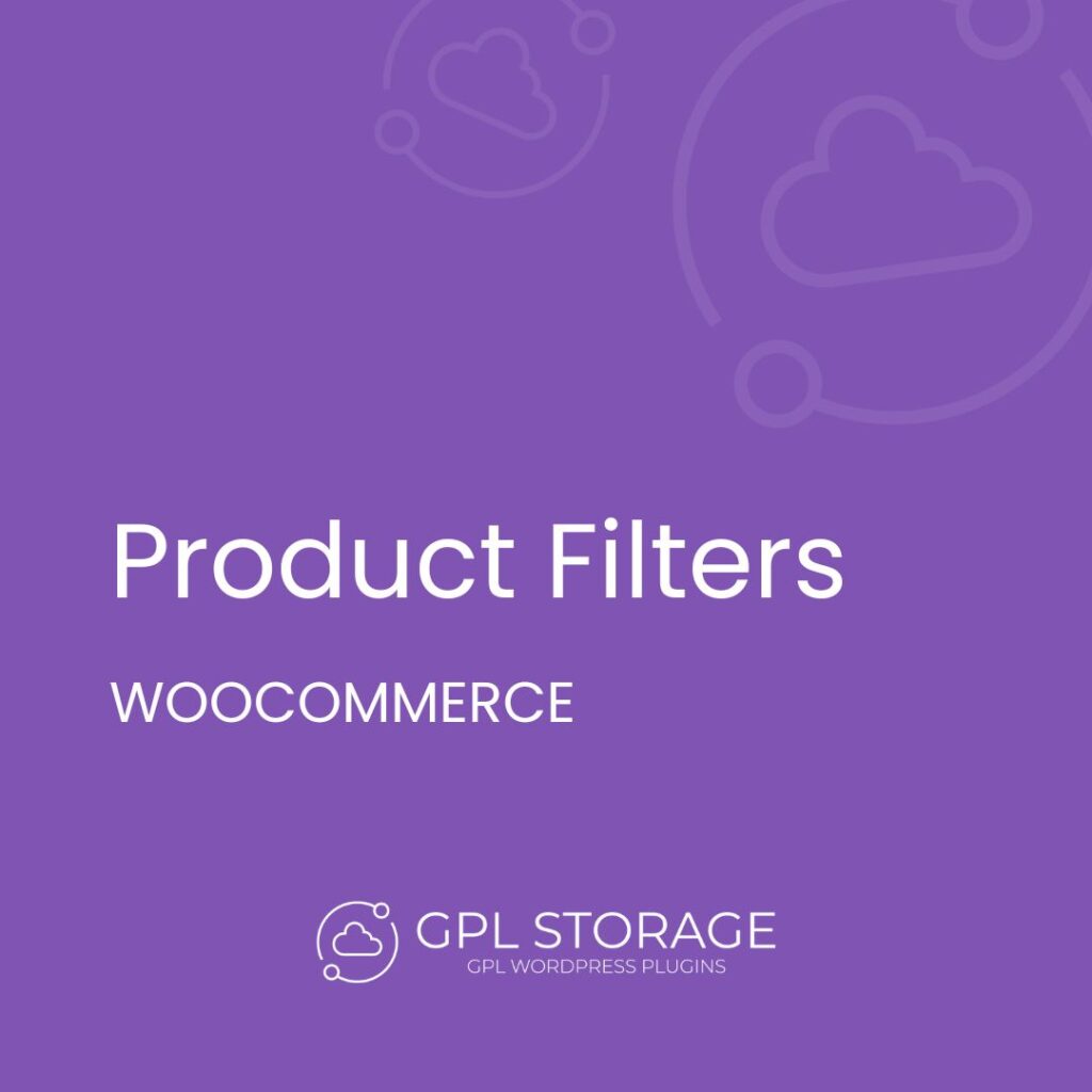 Product Filters-WOOCOMMERCE GPL Download