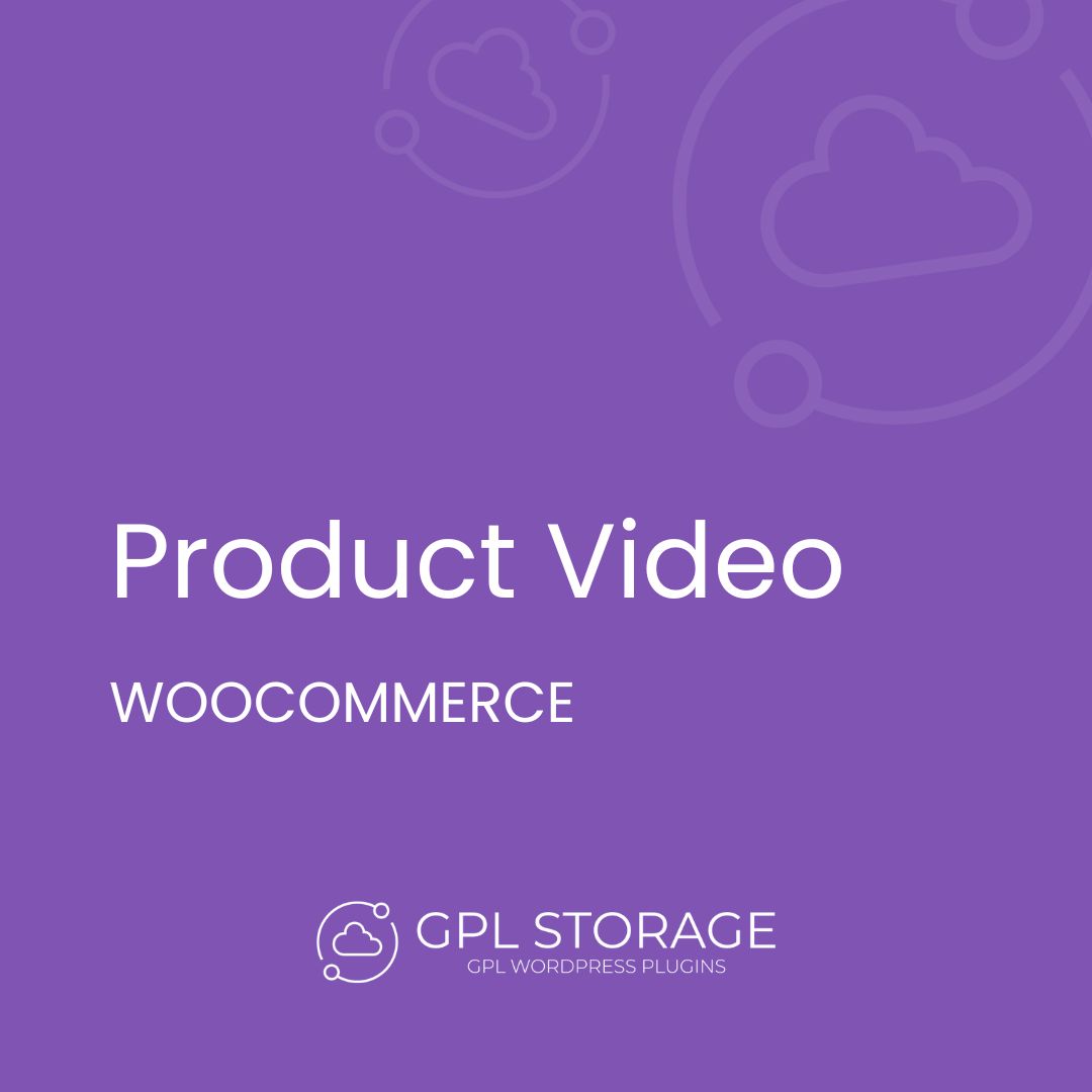 Product Video-WOOCOMMERCE GPL Download