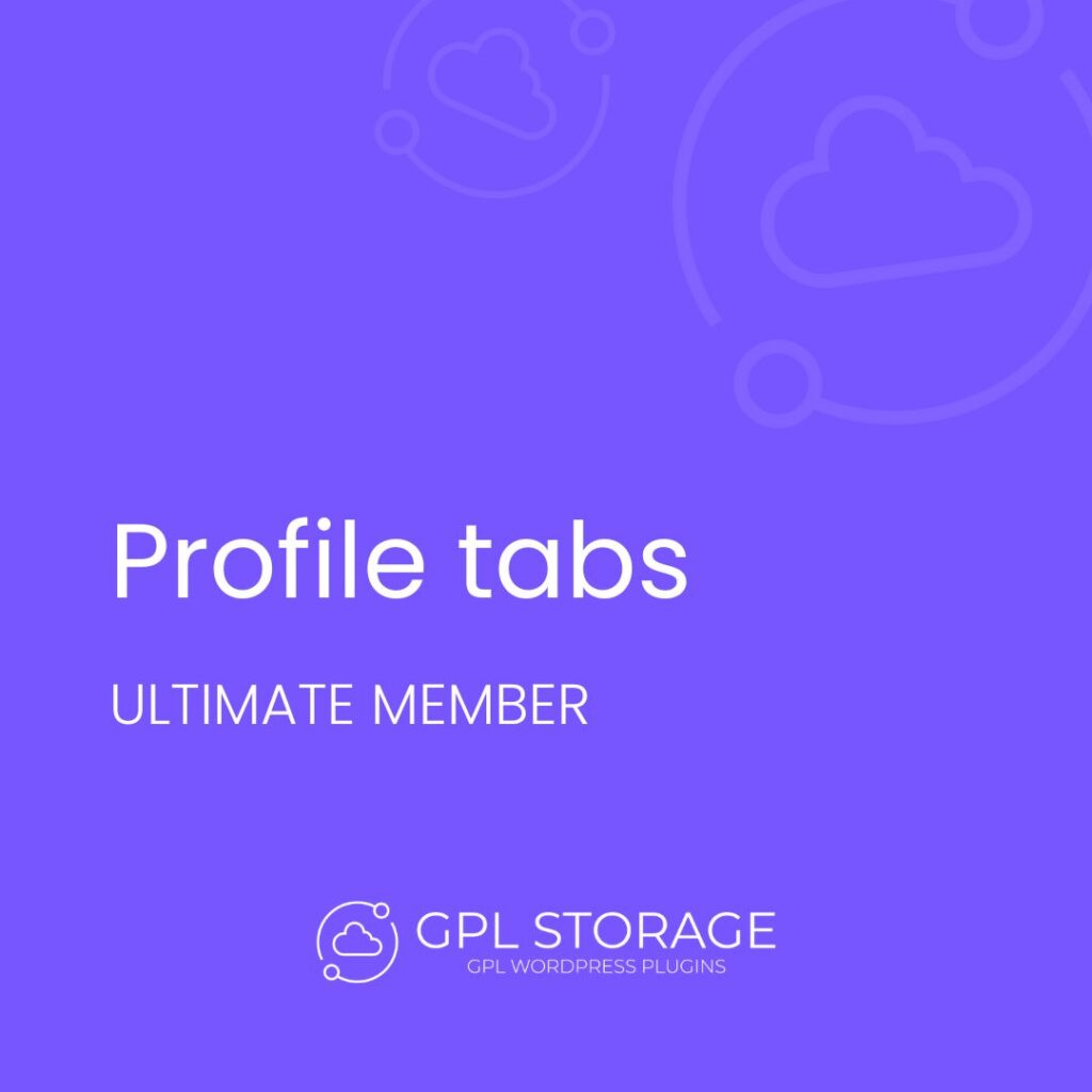 Profile Tabs-ULTIMATE MEMBER GPL Download