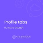 Ultimate Member – Profile tabs