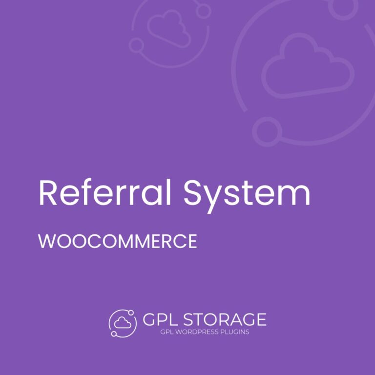 Referral System for WooCommerce