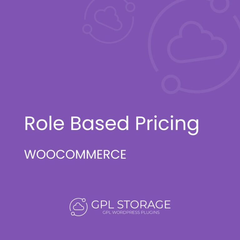 Role Based Pricing for WooCommerce