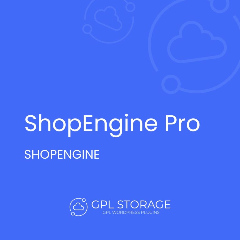 Shopengine Pro-SHOPENGINE GPL Download