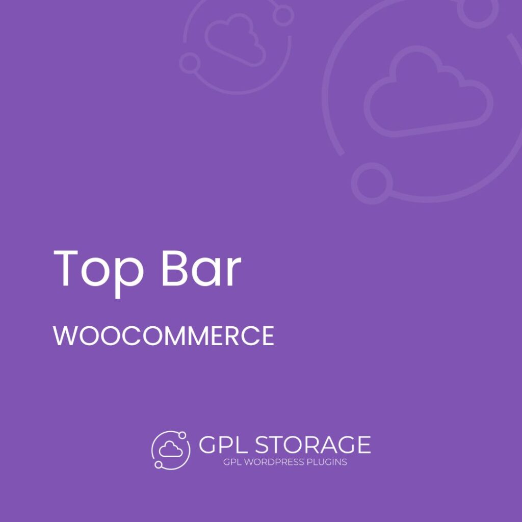 Top Bar-WOOCOMMERCE GPL Download