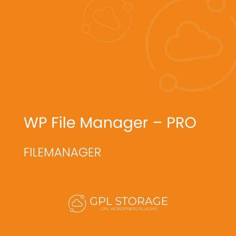 WP File Manager – PRO