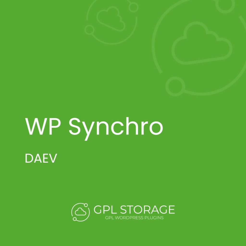 Wp Synchro-DAEV GPL Download