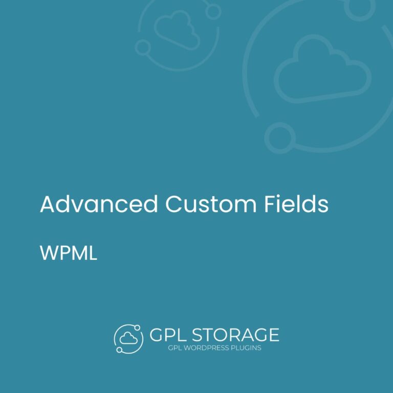 WPML Advanced Custom Fields Multilingual