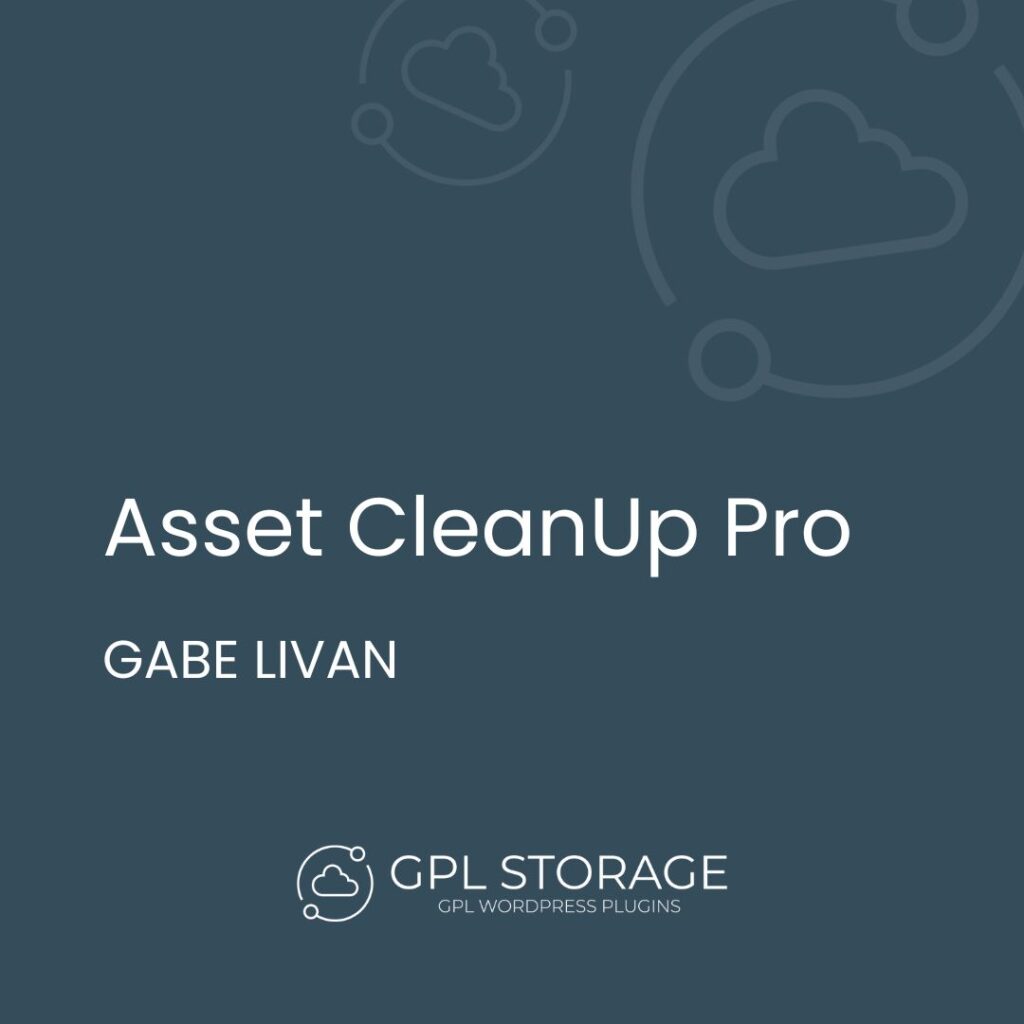 Asset Cleanup Pro-GABE LIVAN GPL Download