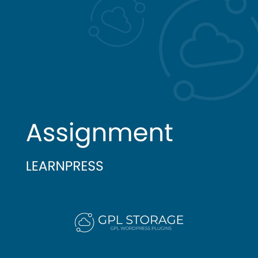 Assignment-LEARNPRESS GPL Download