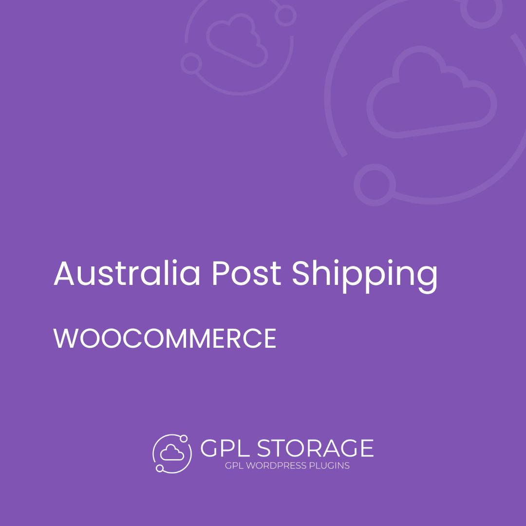 Australia Post Shipping-WOOCOMMERCE GPL Download