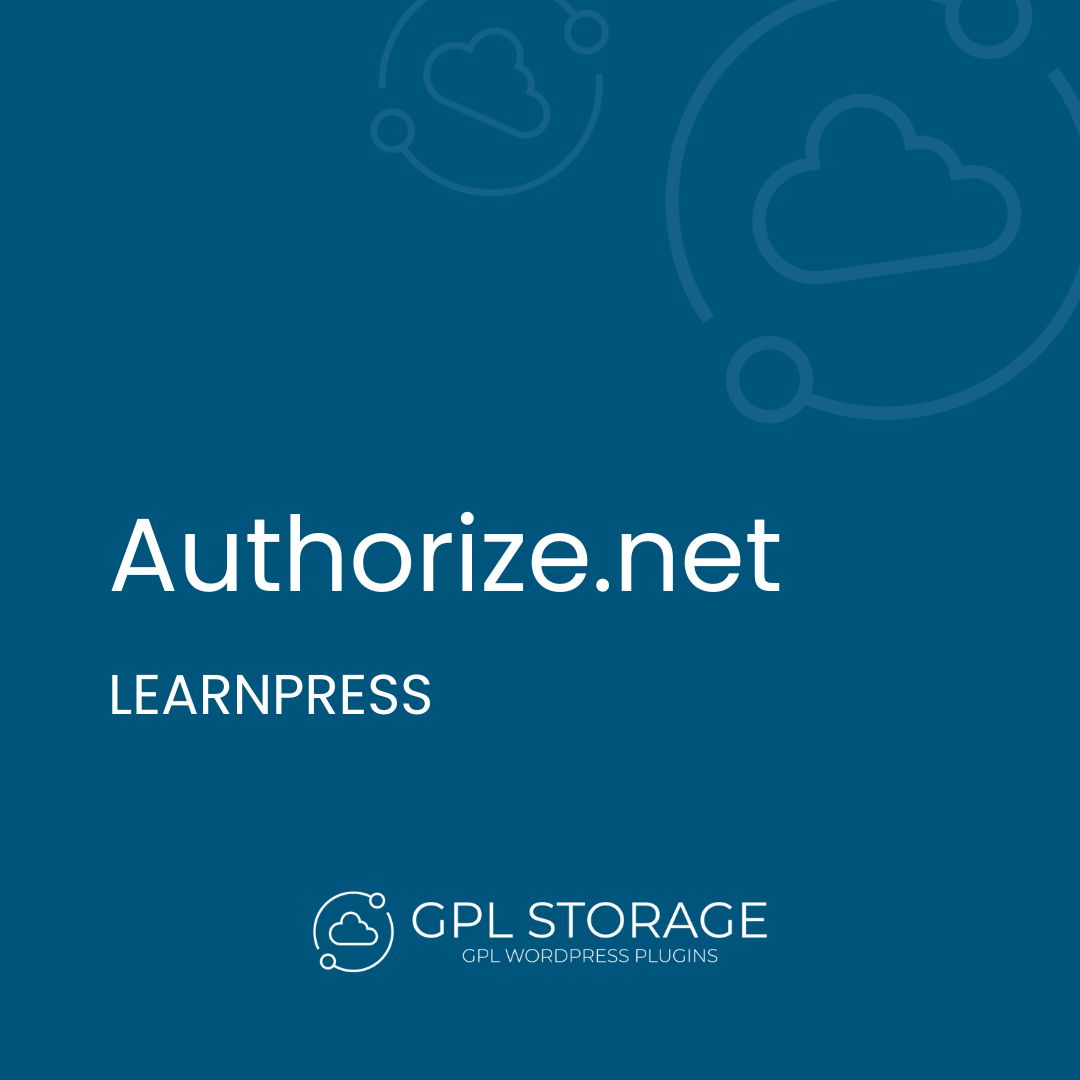 Authorize.net-LEARNPRESS GPL Download