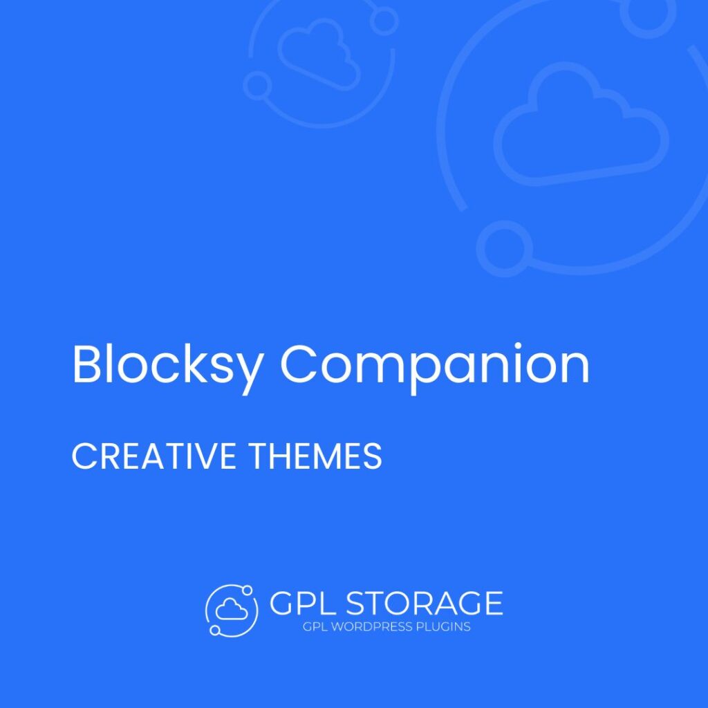 Blocksy Companion-CREATIVE THEMES GPL Download